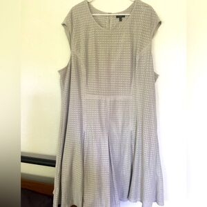 The limited A-line dress with burnout detail